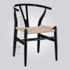 Wooden Dining Chair Woven Cotton strings