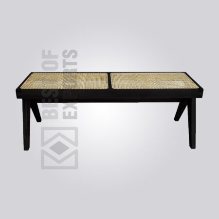Black Cane Bench
