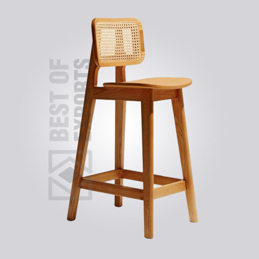 Cane Back Bar Stool