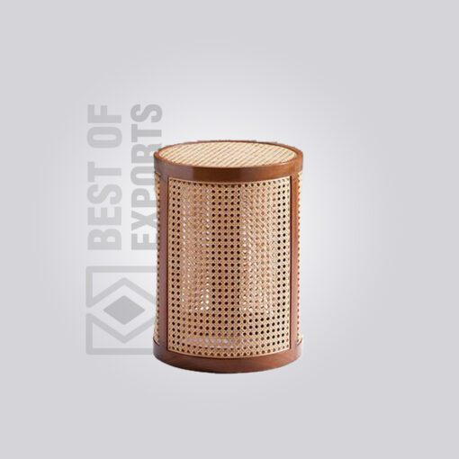 Cane Rattan Side Table