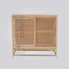 Caned Door Cabinet