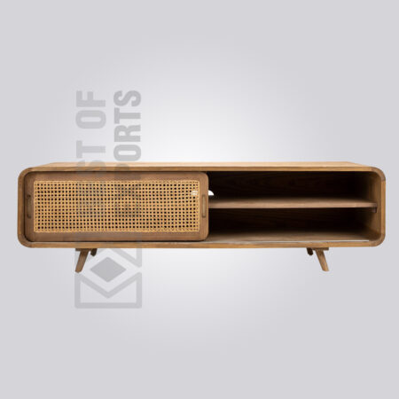 Caned TV Console