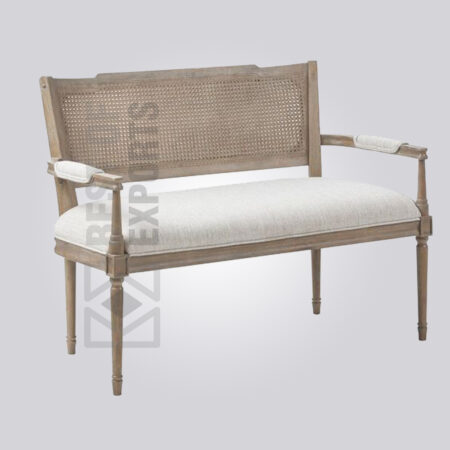 Luxury Cane Back Bench