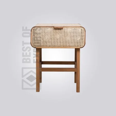 Marina Cane Bedside Table