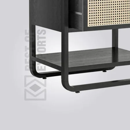 Midnight Weave Bedside Table