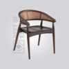 Modern Cane Armchair