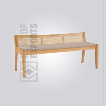 Natural Cane Bench