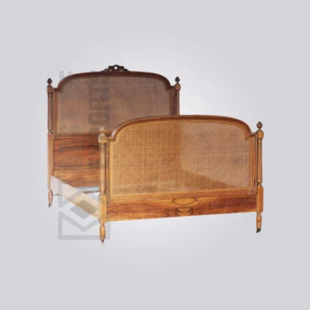 Ornate Cane Bed
