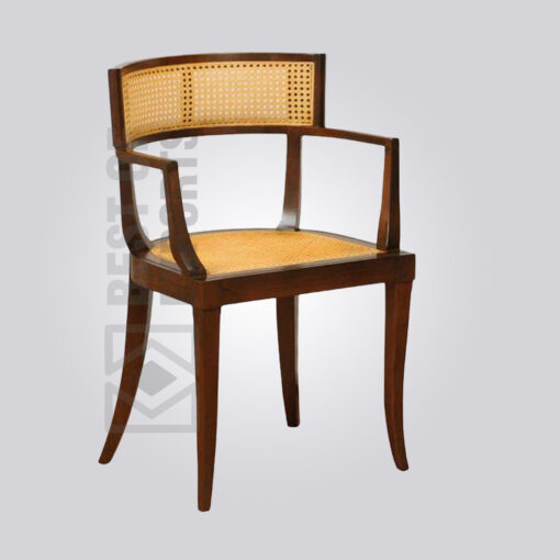 Rattan Back Armchair