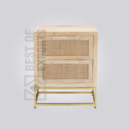 Rattan Cane Nightstand