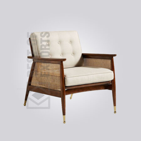 Upholstered Luxury Cane Sofa