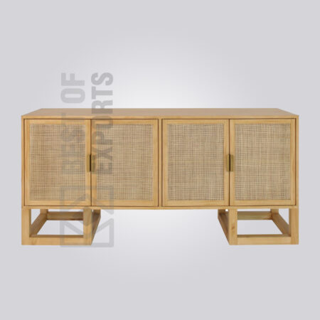 Vintage Rattan Sideboard