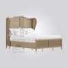 Windsor Wing Cane Bed