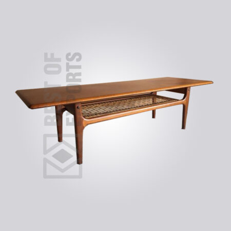 Wood & Cane Coffee Table