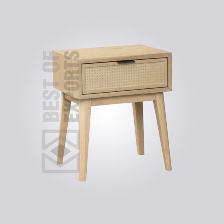 Wooden Cane Nightstand