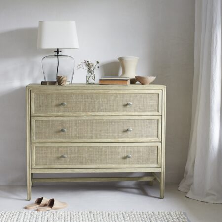 Cane Chest of Drawers