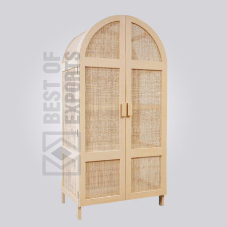 Classic Rattan 2 Door Wardrobe