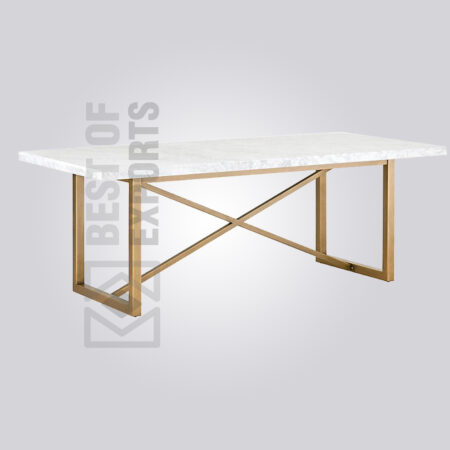 Marble Dining Table - X Shape Lag