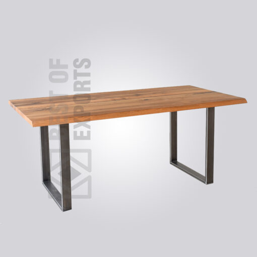 Elegant Modern Industrial Dining Table