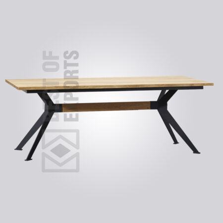 Industrial 6 Seater Rectangle Dining Table
