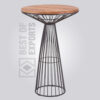 Industrial Bar Height Wire Table
