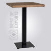 Industrial Counter Height Pedestal Table