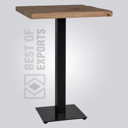 Industrial Counter Height Pedestal Table