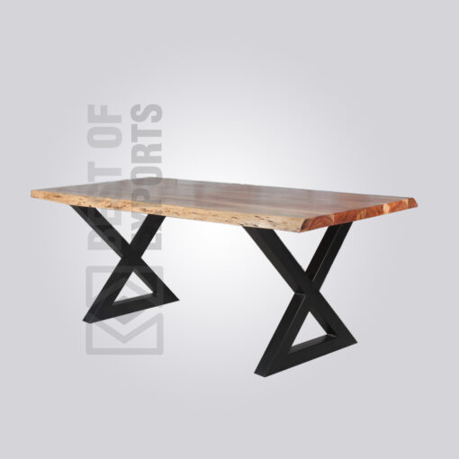 Industrial Dining Table - X Shape Lag