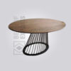 Industrial Oval Dining Table