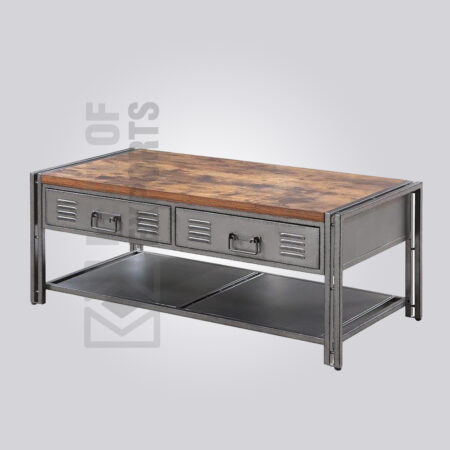 Industrial Storage Coffee Table