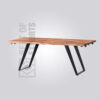 Industrial Style Live Edge Dining Table