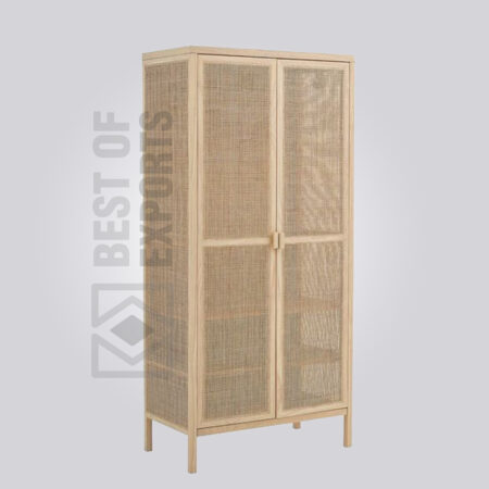 Modern Rattan 2 Door Almirah