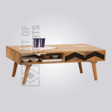 Solid Wood Storage Coffee Table