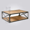 Square Industrial Coffee Table