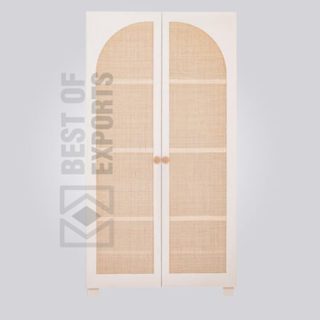 Stylish Light Pink 2 Door Almirah