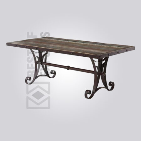 Vintage Industrial Rectangle Dining Table