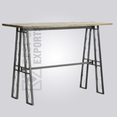 Vintage Industrial Style Pub Table