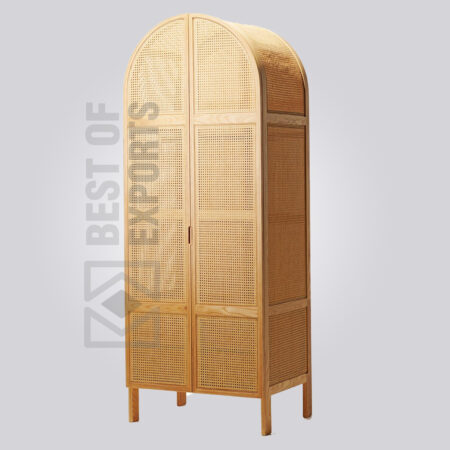 Wooden 2 Door Wardrobe - 2