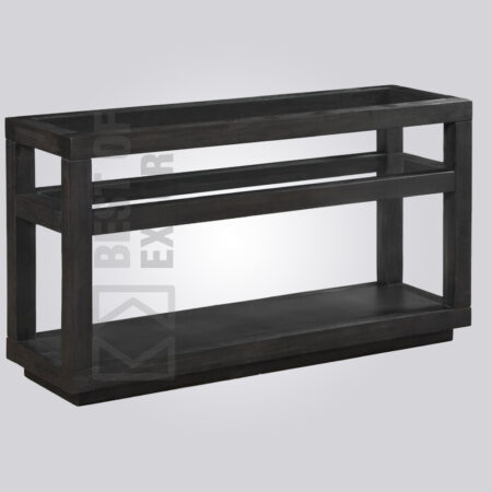 Black Wooden Console Table