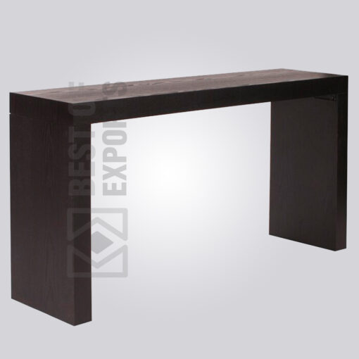 C Shape Console Table Wooden