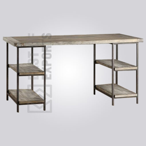 Double Shelf Industrial Working Table