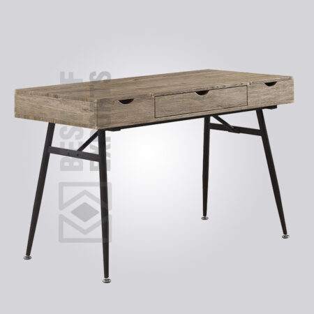 Industrial Desk with Three Drawers