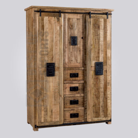 Industrial Large Wardrobe