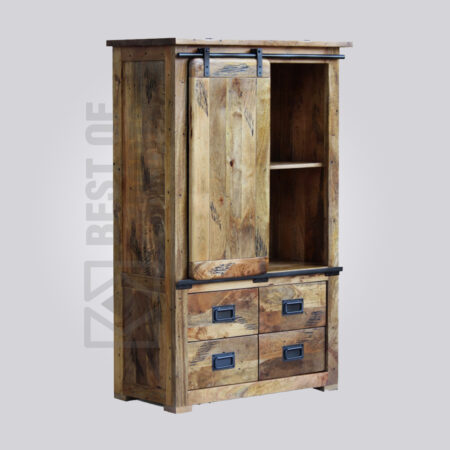 Industrial Sliding Door Wardrobe