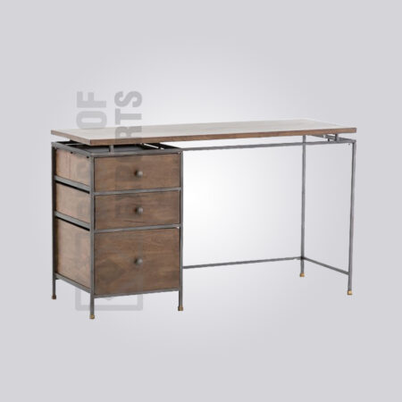 Industrial Working Desk with Storage