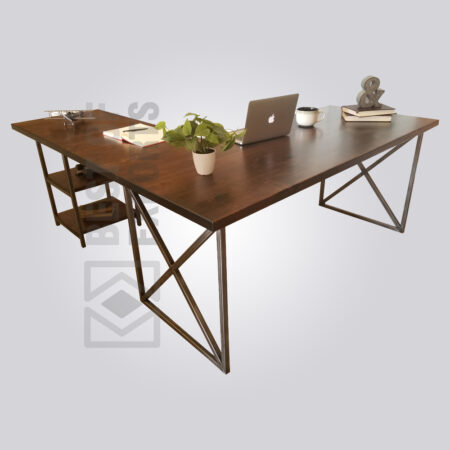 L Shaped Industrial Desk