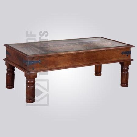 Old Style Wooden Coffee Table