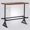 Pole Style 4 Seater Bar Table