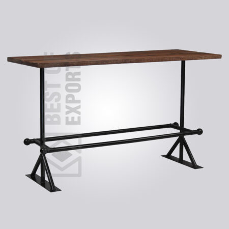 Pole Style 6 Seater Bar Table