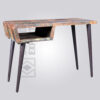 Reclaimed Wood Desk with Iron Legs